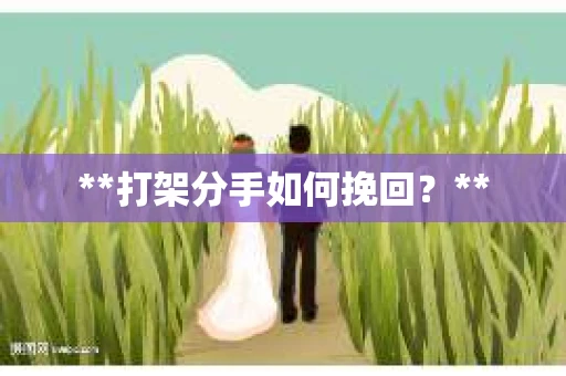 **打架分手如何挽回？**