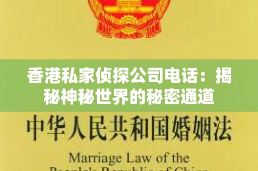香港私家侦探公司电话：揭秘神秘世界的秘密通道
