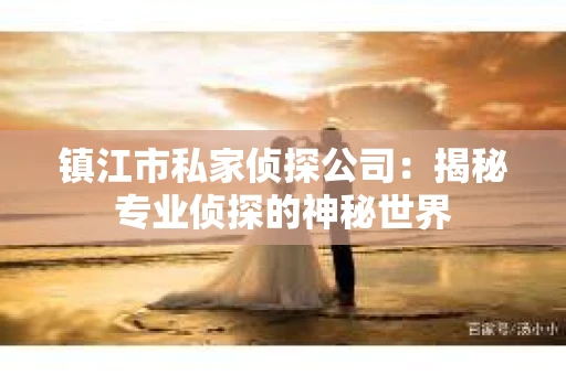 镇江市私家侦探公司：揭秘专业侦探的神秘世界