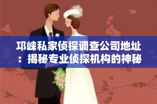 邛崃私家侦探调查公司地址：揭秘专业侦探机构的神秘面纱